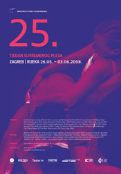 Plakat 25. tjedna suvremenog plesa