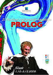 Plakat 2. festivala regionalnih kazališta – Prolog u Sisku