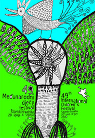 Plakat 49. međunarodnog dječjeg festivala, Šibenik