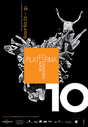 Plakat 10. platforme mladih koreografa, 2009.