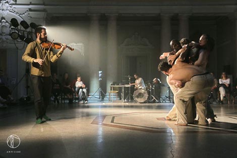 Hrvatski kulturni dom, Rijeka, DAN.C.CE Unitiva, Atena: ARTissue: Lineage, autorski projekt Kristine Paunovski, foto: Aleš Suk/ARTKVART