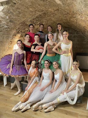 Polaznice Baletne škole u Dubrovniku