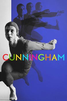 Plakat filma Cunningham, red. Alla Kovgan 