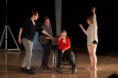 Plesna grupa Magija, Rijeka: Druga koža, treće žene, autorice Iva Nerina Sibila i Gordana Svetopetrić, foto: Franko Kelam