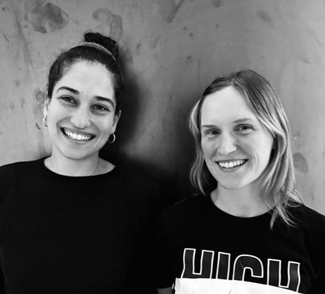 Kalliopi Siganou i Amalie Bergstein Nielsen, foto: Dansehallerne