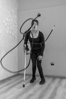 Moj balon i ja, autorica Tamara Bračun, foto: Erik Kučić, fotografija s probe