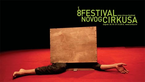 plakat 8. festivala novog cirkusa, sutor Claudio-Stellato