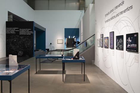 Postav izložbe Ples, otpor, (ne)rad. Kulturni, politički i umjetnički aspekti plesa za vrijeme i nakon Jugoslavije, foto: Bojan Mrđenović