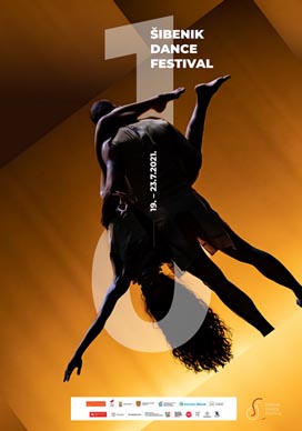 Plakat 10. Šibenik Dance Festivala, 2021.