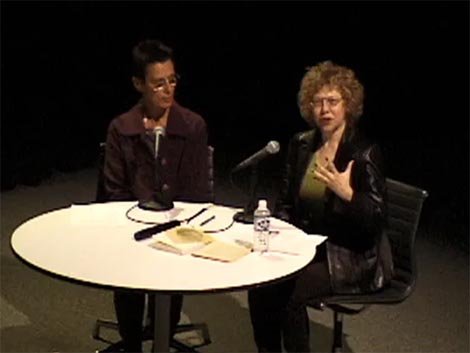 Yvonne Rainer i Sally Banes, foto: screenshot