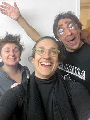 Katrin Fedulova, Marijana Matoković, Oleg Lugovskoy, foto: privatna arhiva autorice teksta