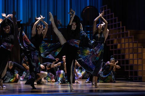 Ballet du Grand Théâtre de Genève: Ukiyo-e, kor. Sidi Larbi Cherkaoui, foto: Gregory Batardon
