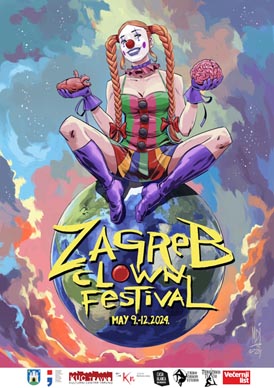 Plakat 5. Zagreb Clown Festivala
