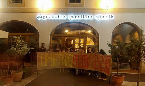 Umjetnici protiv cenzure, Zagrebačko kazalište mladih