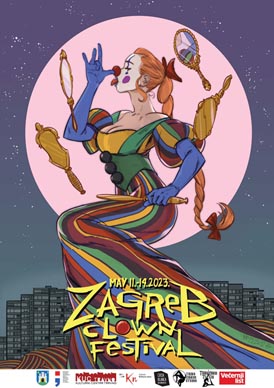Plakat za 4. Zagreb Clown Festival 2023., foto Facebook